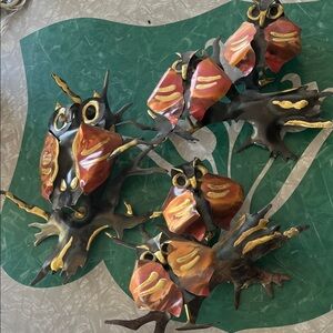 Vintage Metal Owl Wall Art